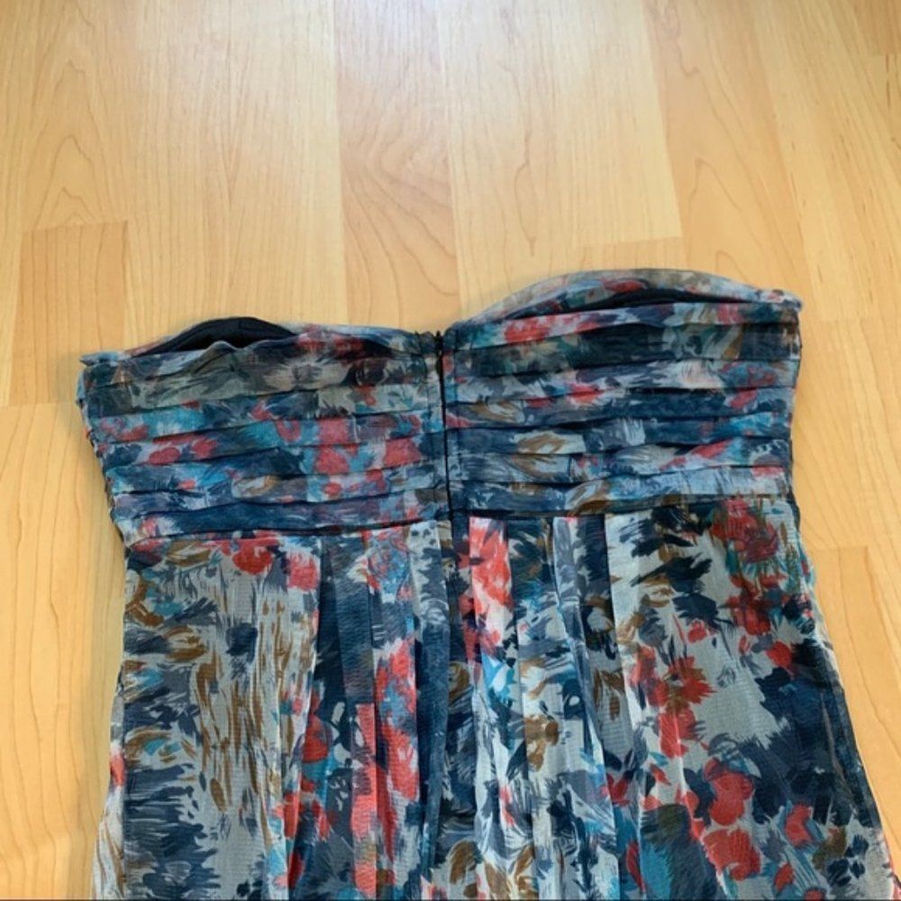Printed Ripe Strapless Dress Size Medium - Picture 4 of 10